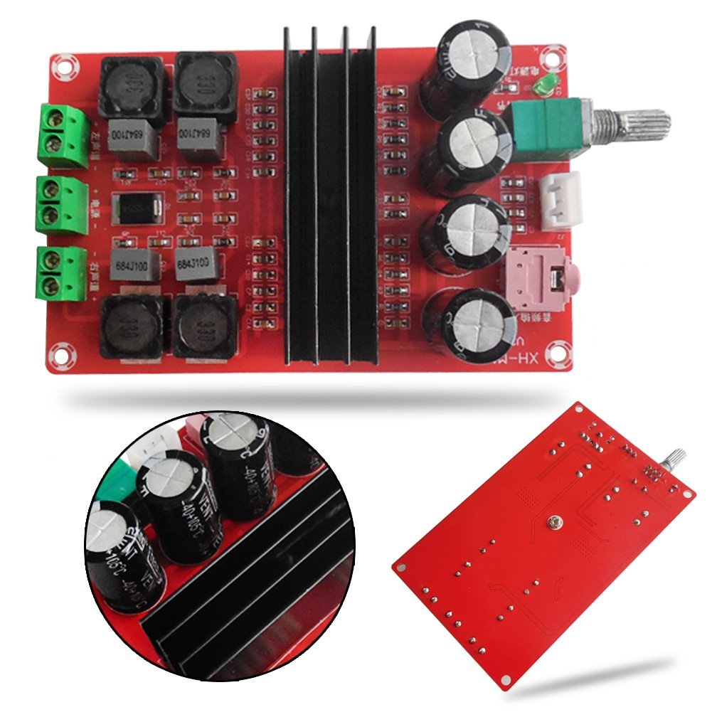 ARDUINO AMPLIF 2X100W 14-34V