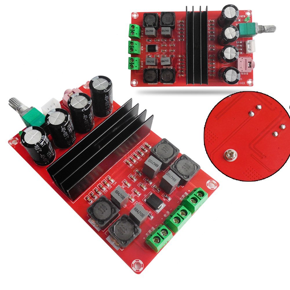 ARDUINO AMPLIF 2X100W 14-34V