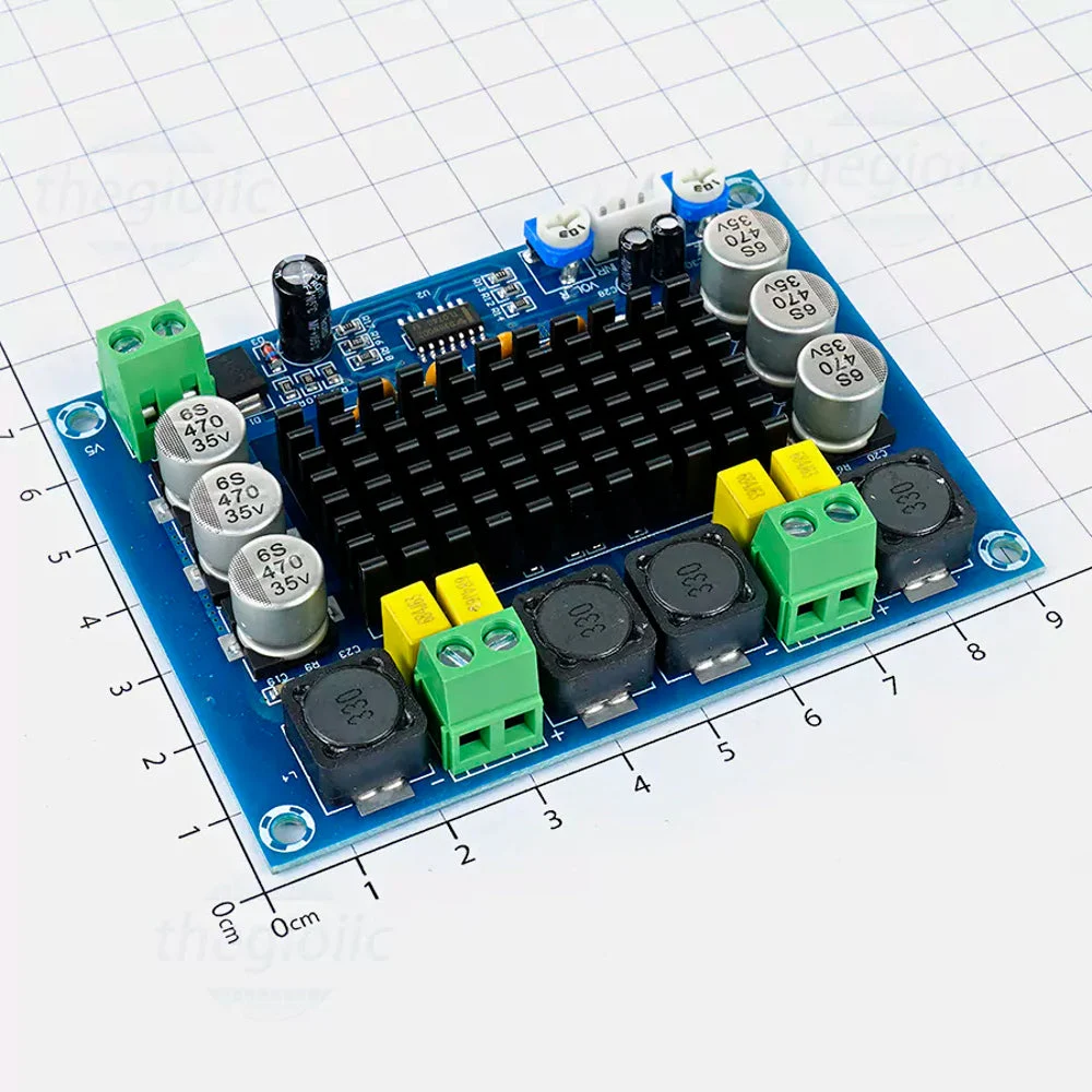 ARDUINO AMPLIF 2X100W 14-34V