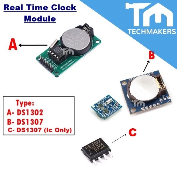 ARDUINO DS 1302 BATERIA 2032