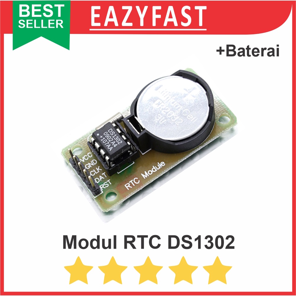 ARDUINO DS 1302 BATERIA 2032