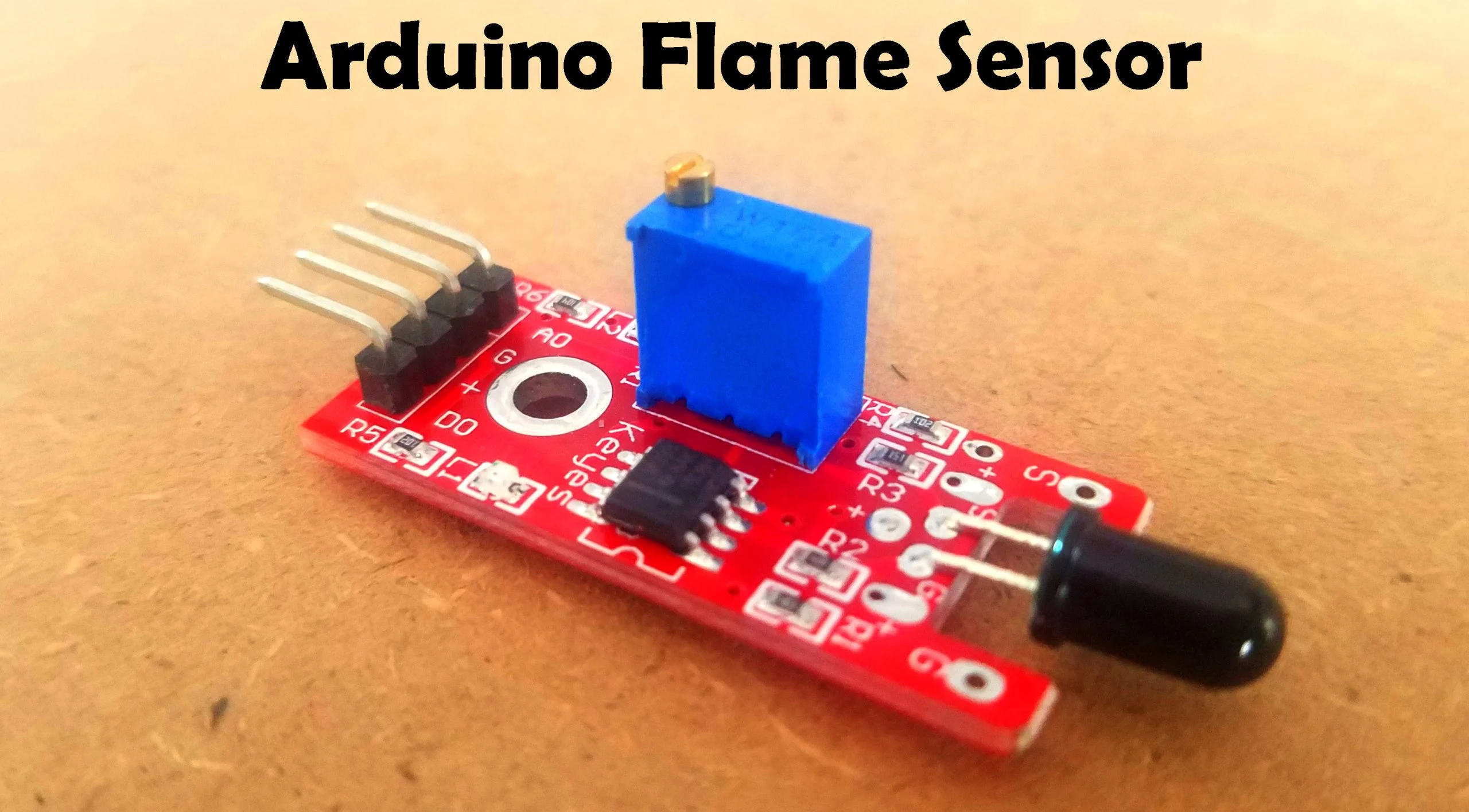 ARDUINO SENSOR LLAMA ROJA