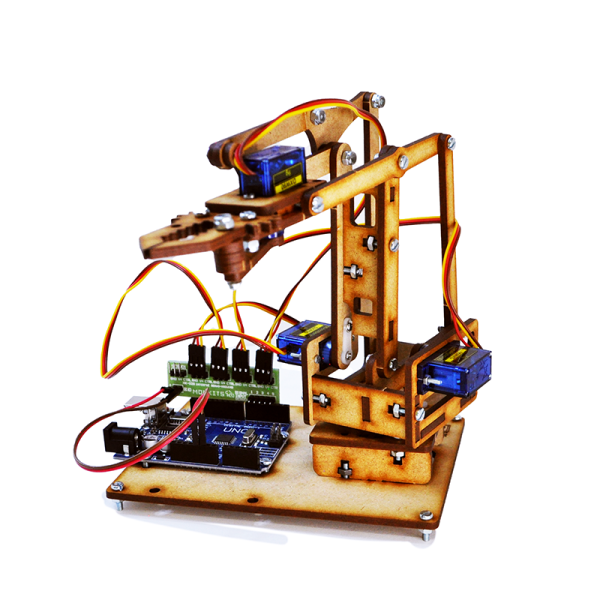 ARDUINO ROBOT DE BRAZO HIDRAULICO