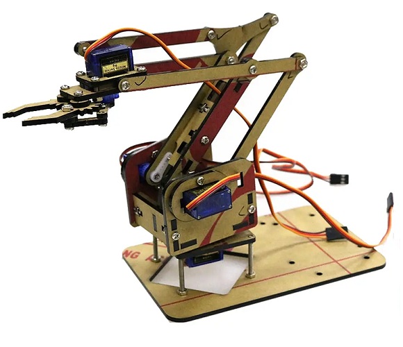 ARDUINO ROBOT DE BRAZO HIDRAULICO