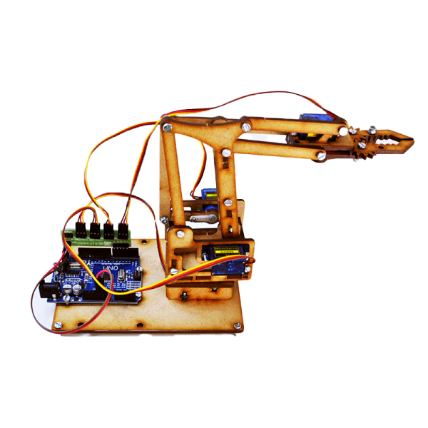ARDUINO ROBOT DE BRAZO HIDRAULICO