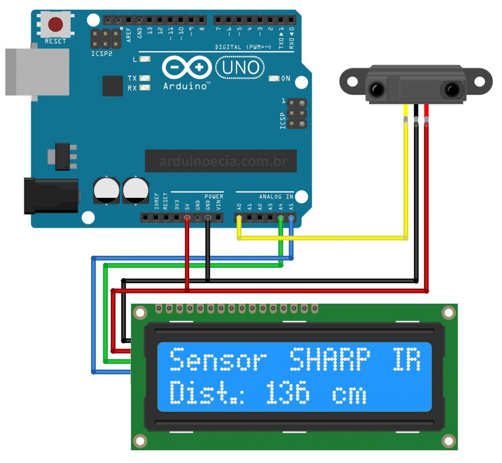 ARDUINO SHARP 2Y0A02