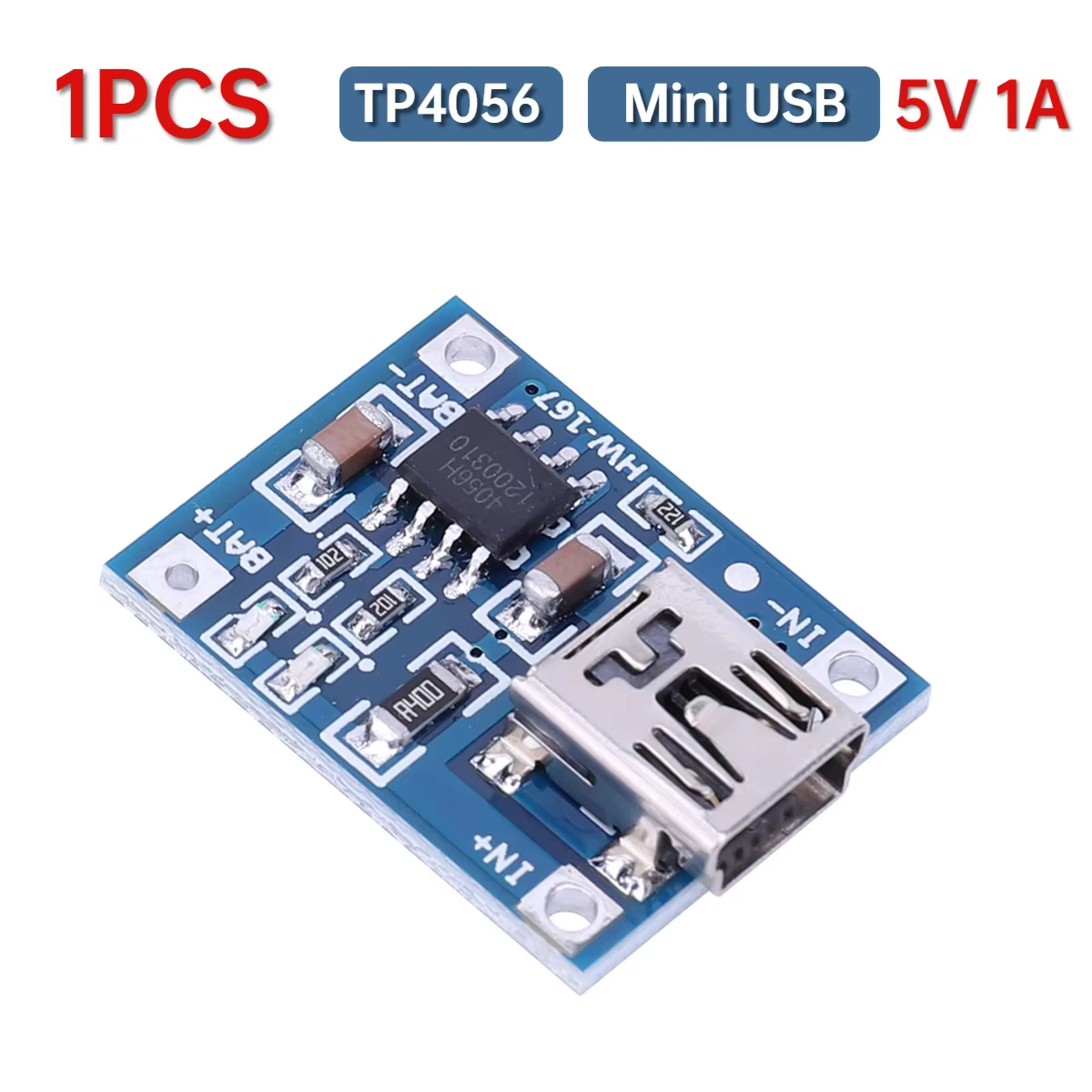 MODULO TP4056 MICRO USB 5V 1A