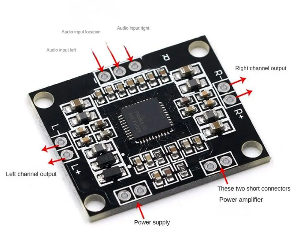 AMPLIFICADOR DE SONIDO IC PAM8610