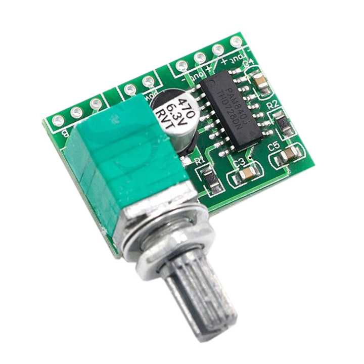 2x3W PAM8403 Mini Digital Amplifier Board - Class D with Pot