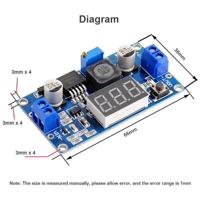 LM2596 DC-DC Lm2596 Step Down Regulador Dc