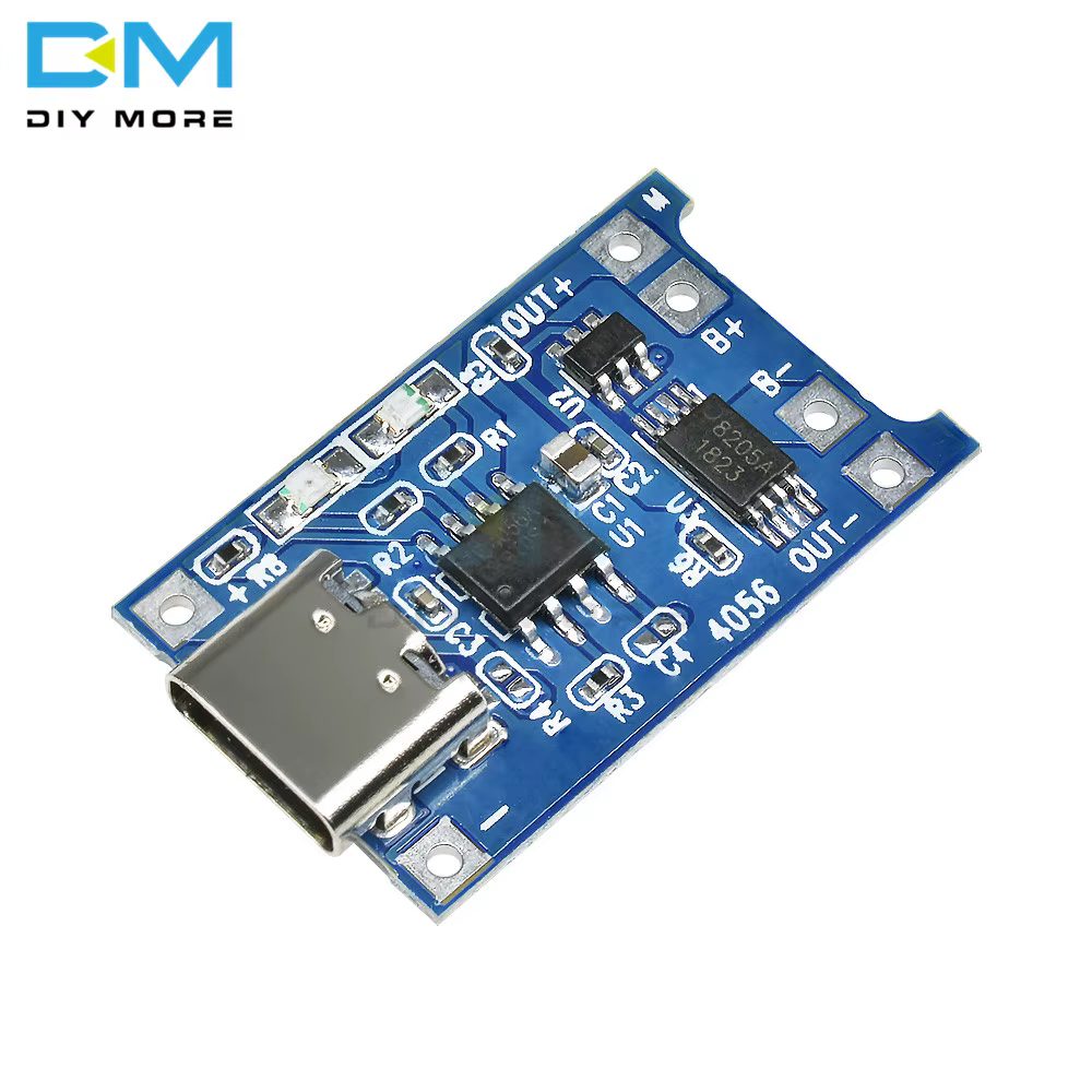 TP4056 18650 Li-ion USB Type-C