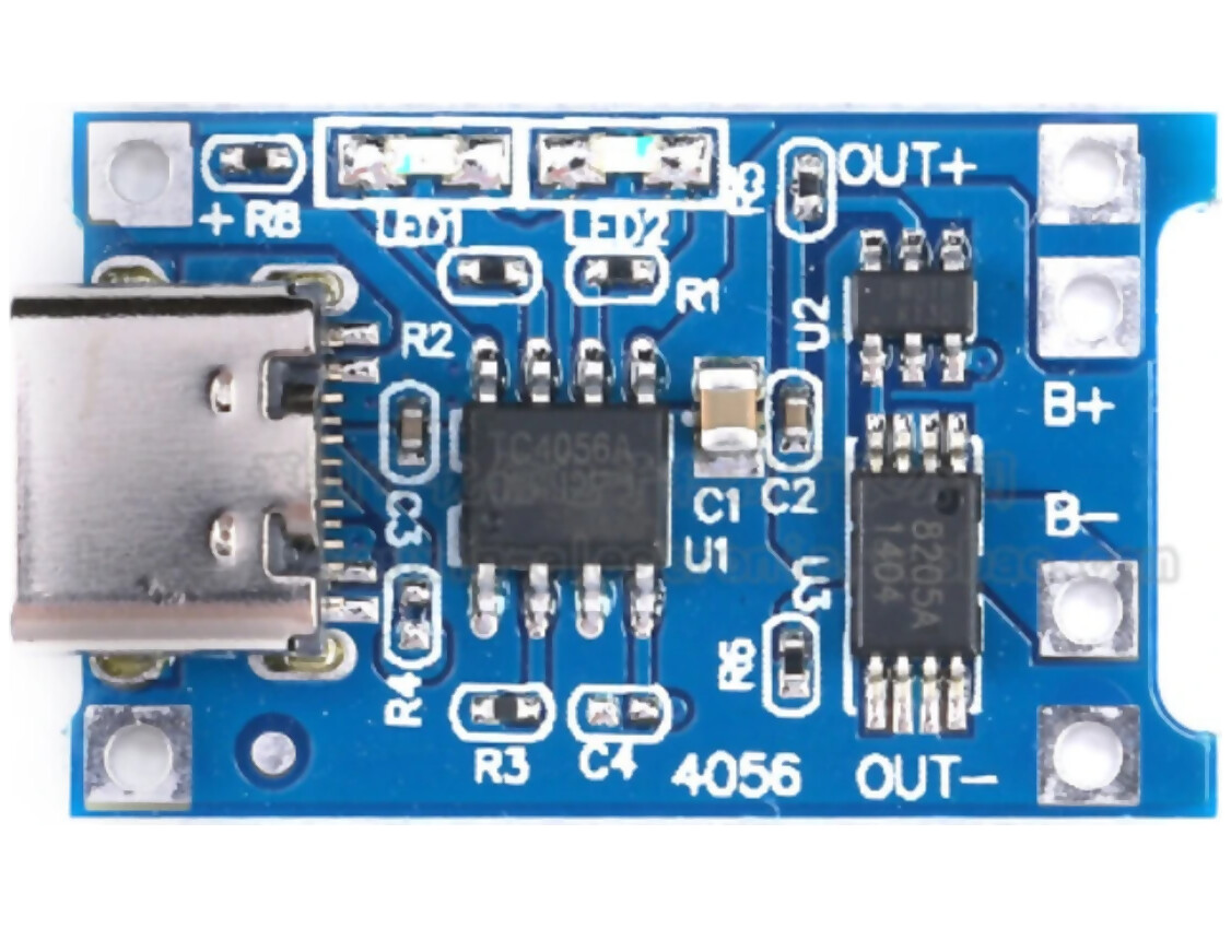 TP4056 18650 Li-ion USB Type-C