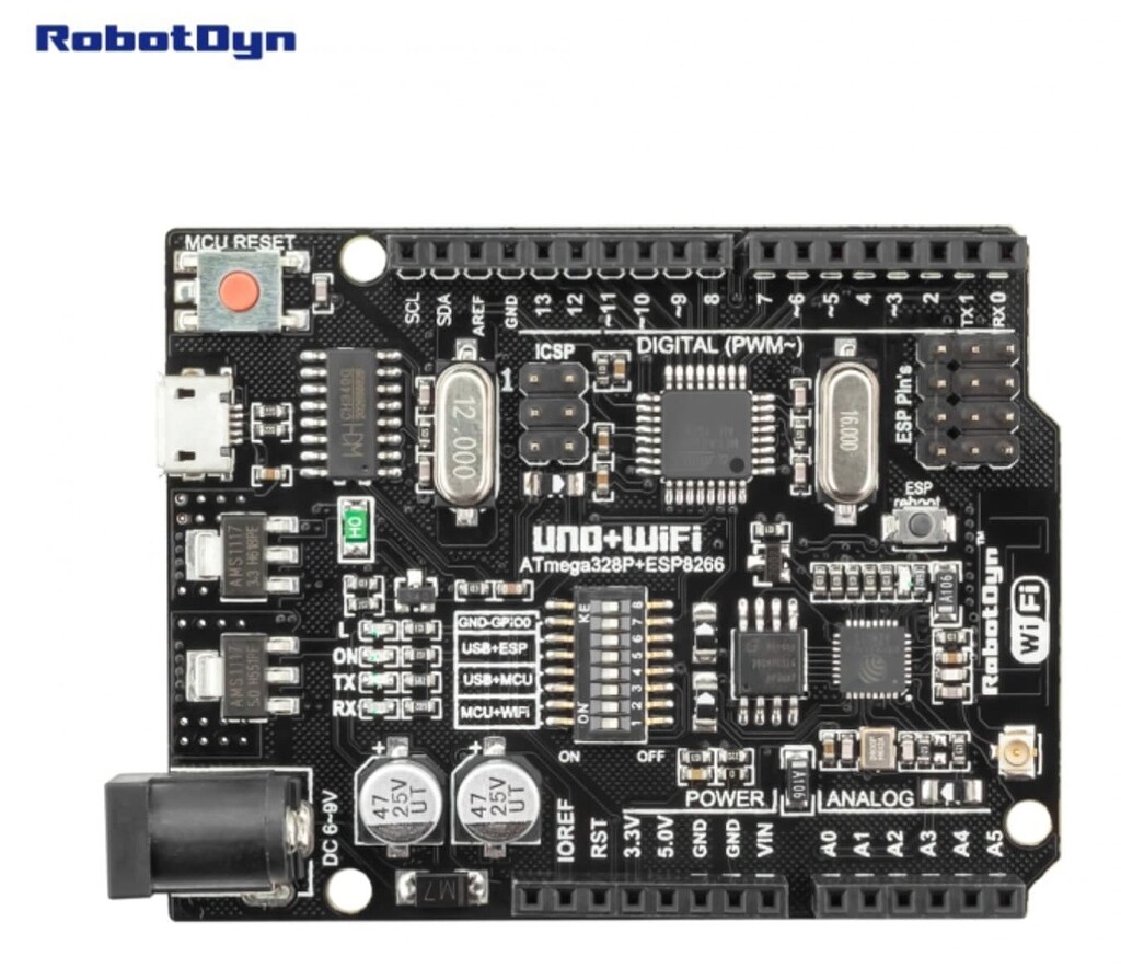 Arduino Uno WiFi R3 ATmega328P con ESP8266