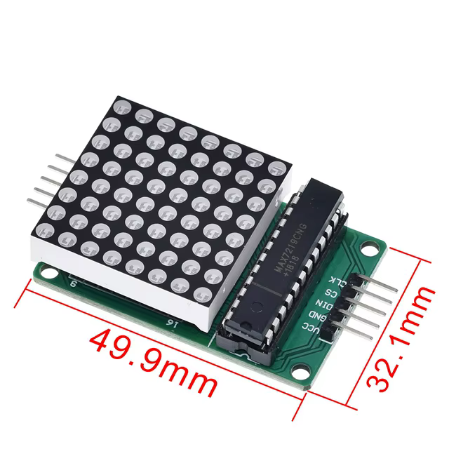MAX7219 MODULO MCU
