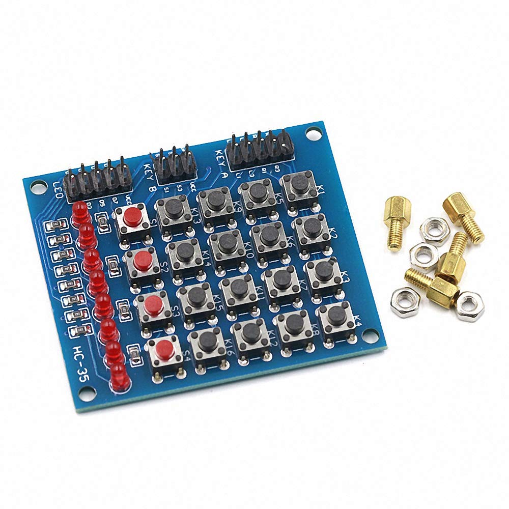 ARDUINO 16 PULSADORES 4 PIN