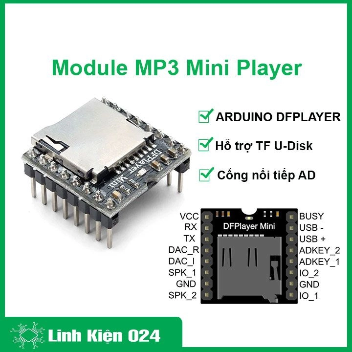 ARDUINO DFPLAYER MINI MP3