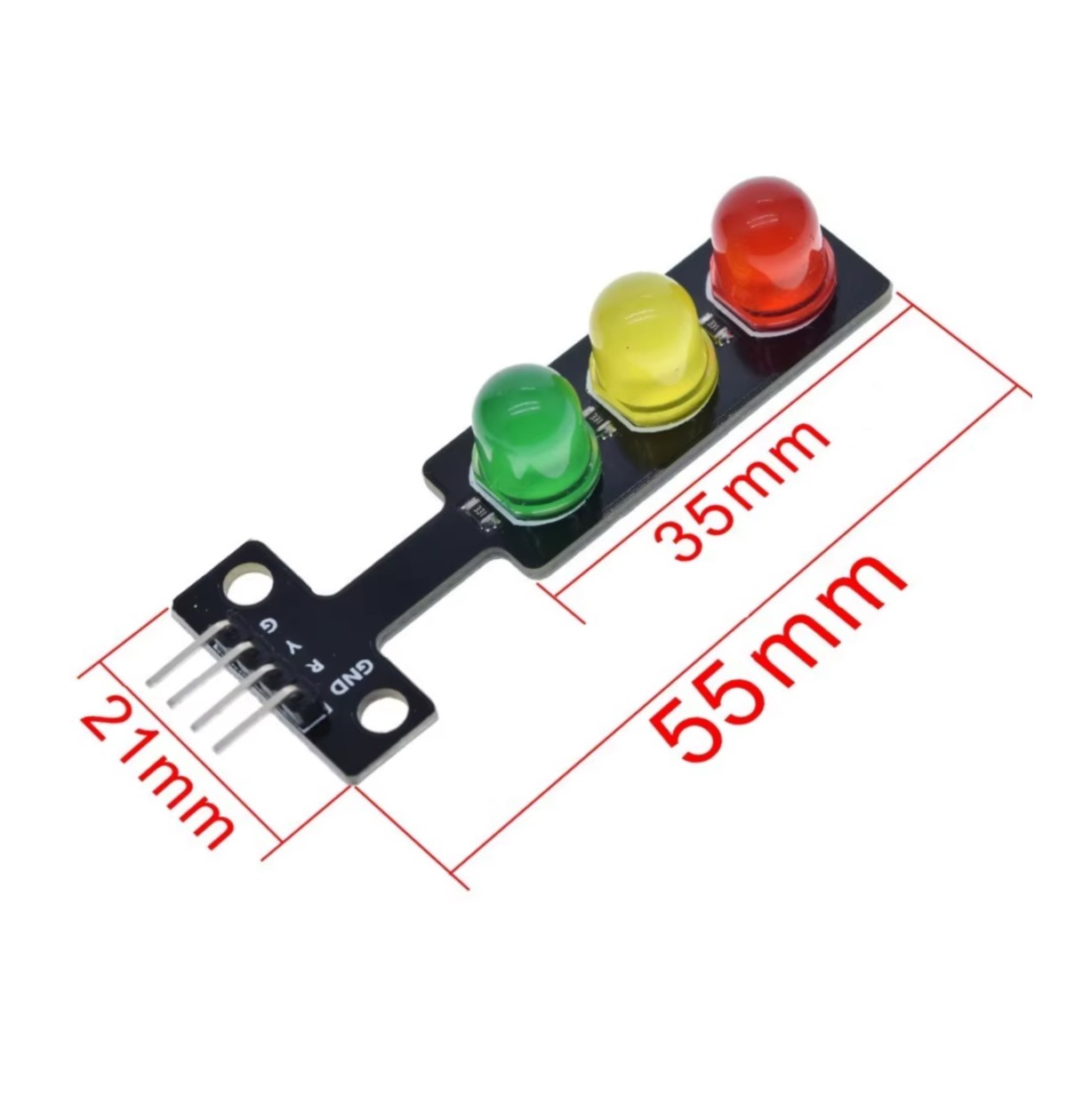 MODULO LED SEMAFORO 5V DC