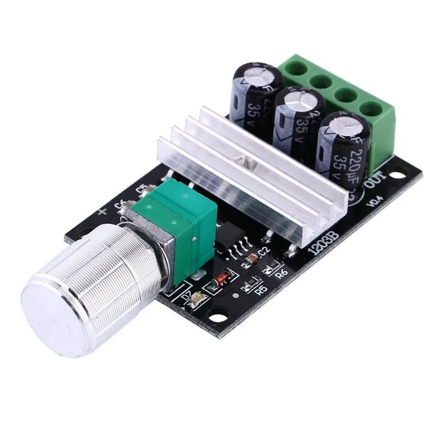 REGULADOR DE VELOCIDAD MOTOR DC PWM 3 A 6-28